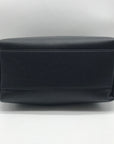 DKNY Black Top Handle Willa Satchel