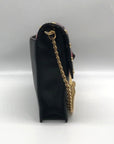 Milly Black & Colorful Tweed Shoulder Bag