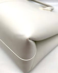 Mansur Gavriel White Leather Convertible Satchel