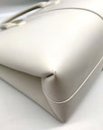 Mansur Gavriel White Leather Convertible Satchel