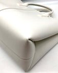 Mansur Gavriel White Leather Convertible Satchel
