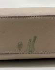 Tory Burch Grey Leather Emerson Small Top Zip Tote Bag