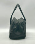 Narciso Rodriguez Black Leather Bowler Satchel Bag