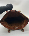 Patricia Nash Tan Woven Raffia Handbag