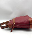Dooney & Bourke Wine Pebbled Leather Wexford Crossbody Bag