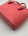Michael Kors Blush Pink Saffiano Convertible Jet Set Tote