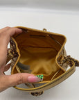Versace La Medusa Gold Embellished Bucket Bag