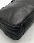 Margot Black Leather Marcy Tote Bag