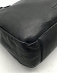 Margot Black Leather Marcy Tote Bag