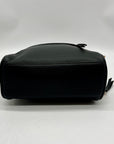 Madison West Black Leather Dome Crossbody Bag