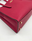 Coach Pebbled Leather Charlie 28 Carryall Satchel In Colorblock 69446