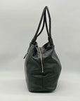 Sasha + Sofi Black Leather Braided Shoulder Bag