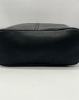 Sasha + Sofi Black Leather Braided Shoulder Bag