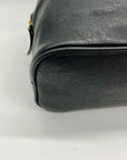 Sasha + Sofi Black Leather Braided Shoulder Bag