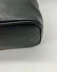 Sasha + Sofi Black Leather Braided Shoulder Bag
