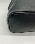 Sasha + Sofi Black Leather Braided Shoulder Bag