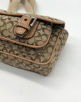 Coach Tan Signature C Belt Bag