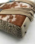Wrangler Cowhide Fringe Concealed Carry Purse