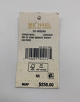 Michael Kors Brown Leather Townsend Convertible Luggage Bucket Crossbody Bag