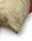 Coach Cream & Beige Monogram Nylon Legacy Weekend Crossbody 24861