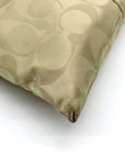 Coach Cream & Beige Monogram Nylon Legacy Weekend Crossbody 24861