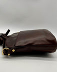 Bruno Magli Brown Leather Crossbody
