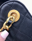 Chanel Black Calfskin Leather 25 Chain Shoulder Bag
