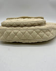 MMS Beige Fabric Slingbag