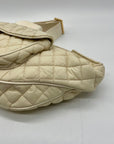 MMS Beige Fabric Slingbag