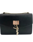 DKNY Black & Gold Shoulder Bag
