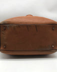 Burberry Brown Pebbled Leather Maidstone Brit Tote Bag