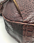 Brahmin Brown Leather Hobo Shoulder Bag