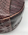 Brahmin Brown Leather Hobo Shoulder Bag