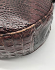 Brahmin Brown Leather Hobo Shoulder Bag