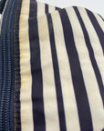 Tory Burch Navy Blue & White Nylon Diaper Bag