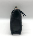 Brighton Black Pebbled Leather Preety Tough Rox Crossbody