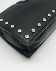 Brighton Black Pebbled Leather Preety Tough Rox Crossbody