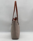 Dooney & Bourke Gray Pebbled Grain Lexington Shopper Tote