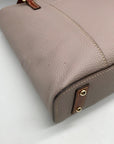 Dooney & Bourke Gray Pebbled Grain Lexington Shopper Tote