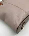 Dooney & Bourke Gray Pebbled Grain Lexington Shopper Tote