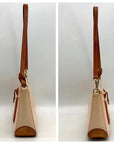 Louis Vuitton Noisette Beige Monogram Vernis Mallory Square Bag Sides