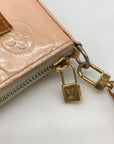 Louis Vuitton Noisette Beige Monogram Vernis Mallory Square Bag Branded Hardware And Lock