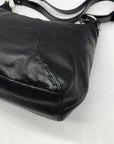 Coach Black Leather Soho Flap Shoulder Bag F19580