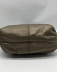 Coach Metallic Bronze Leather Ashley Crossbody Bag