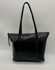 Fossil Black Pebbled Leather Shoulder Bag