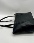 Fossil Black Pebbled Leather Shoulder Bag