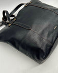 Fossil Black Pebbled Leather Shoulder Bag
