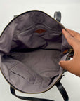Fossil Black Pebbled Leather Shoulder Bag