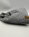 New Hope Girls Grey Croc-textured Hobo Bag
