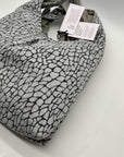 New Hope Girls Grey Croc-textured Hobo Bag